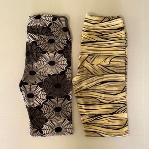 Lularoe OS Halloween 💀👻🎃🦄 2 pair